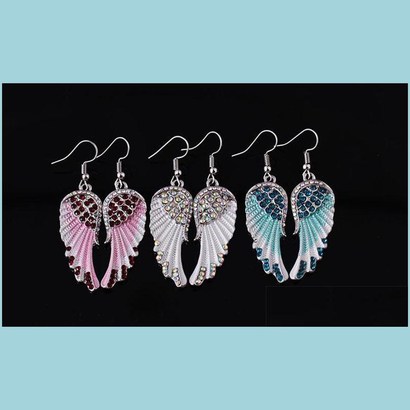 Dangle Chandelier New Fashion Angel Wing Earrings For Women Crystal Red Blue White Color Bling Dangle Jewelry Gift Drop Delivery Dhvyg
Dangle Chandelier New Fashion Angel Wing Earrings For Women Crystal Red Blue White Color Bling Dangle Jewelry Gift Drop Delivery Dhvyg