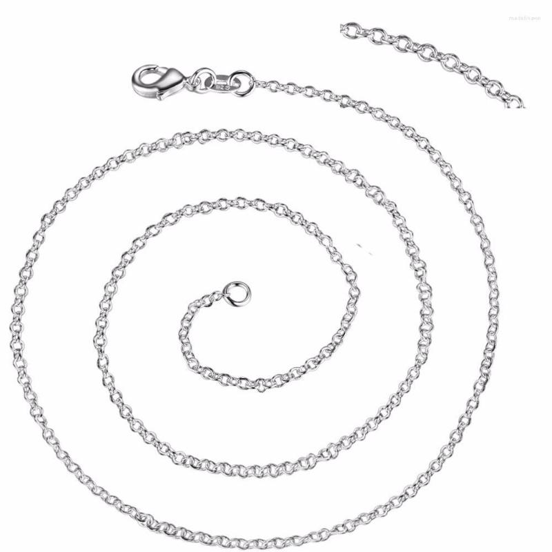 Chains Lekani Wholesale Sterling Silver Jewelry Pure Round Rolo Chain Necklace Real Solid 925 Stamp Color 1mm Link
Chains Lekani Wholesale Sterling Silver Jewelry Pure Round Rolo Chain Necklace Real Solid 925 Stamp Color 1mm Link