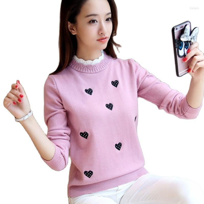 Women's Sweaters 2022 Spring And Winter Women 's Love Embroidery Sweater Pullover Women' S Bottoming Shirt, Pink
Women's Sweaters 2022 Spring And Winter Women 's Love Embroidery Sweater Pullover Women' S Bottoming Shirt, Pink