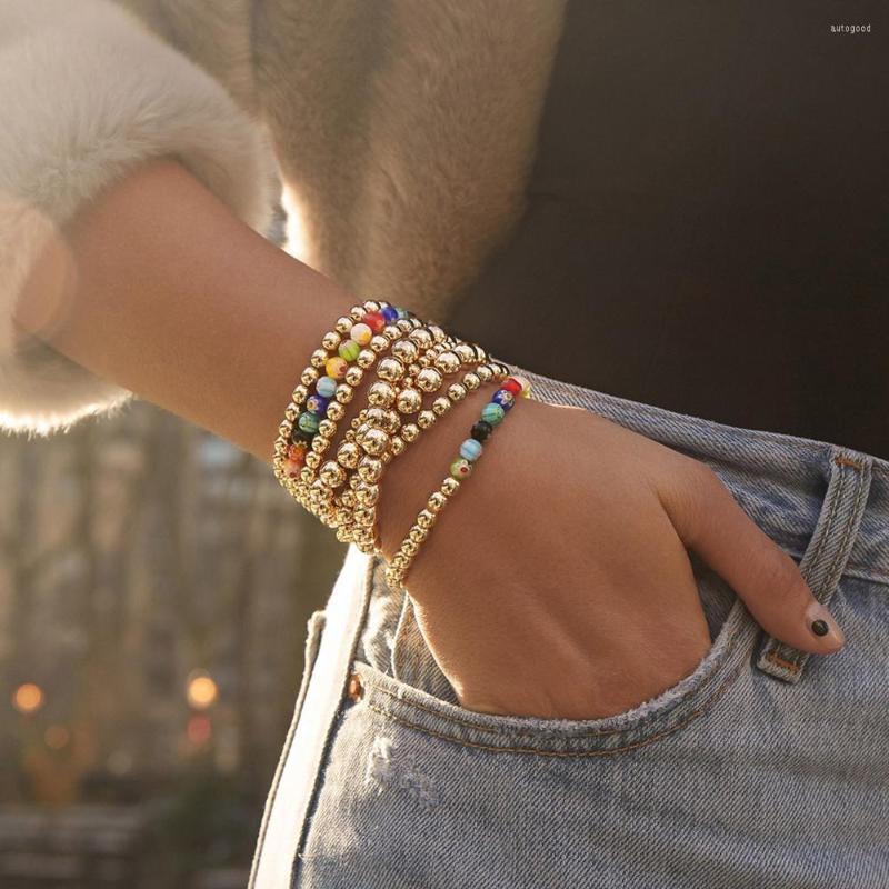 Strand Shinus Beaded Bracelet Fashion Jellewery 2022 Golden Beads For Women Jewelry Femme High Quality Bracelets Wholesale
Strand Shinus Beaded Bracelet Fashion Jellewery 2022 Golden Beads For Women Jewelry Femme High Quality Bracelets Wholesale