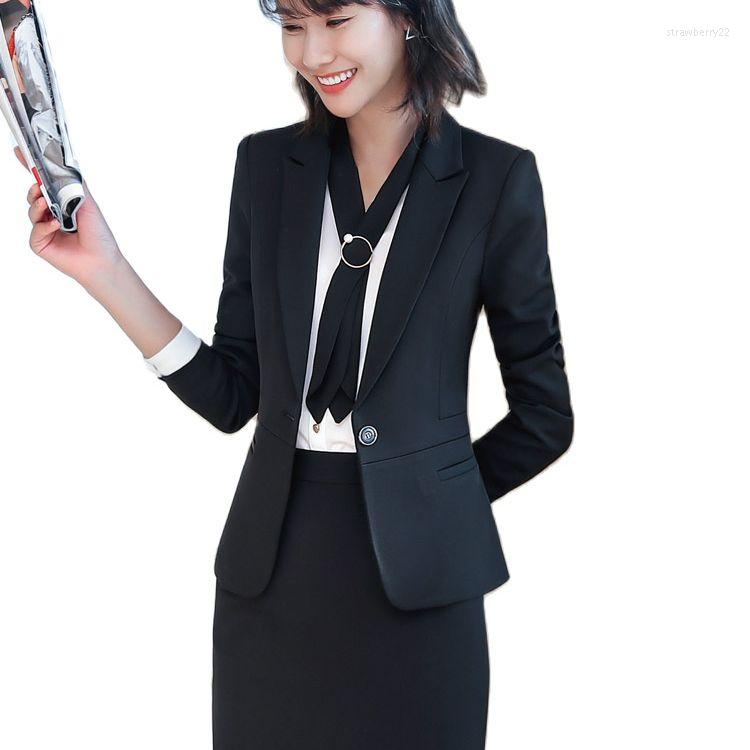 Women' Two Piece Pants Professional Suit Female Type 2022 Uniform College Student Interview Office Workwear, Black
Women' Two Piece Pants Professional Suit Female Type 2022 Uniform College Student Interview Office Workwear, Black
