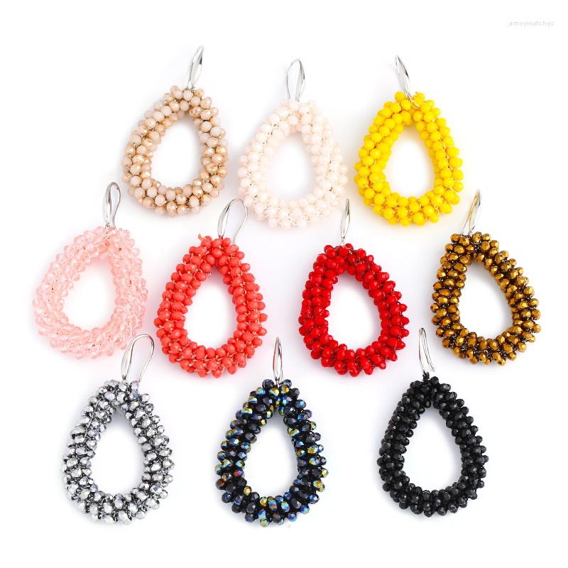Dangle Earrings FLOLA Red Crystal Beads Teardrop For Girl Bohemia Ear Oorbellen Jewelry Brincos Ersn51
Dangle Earrings FLOLA Red Crystal Beads Teardrop For Girl Bohemia Ear Oorbellen Jewelry Brincos Ersn51
