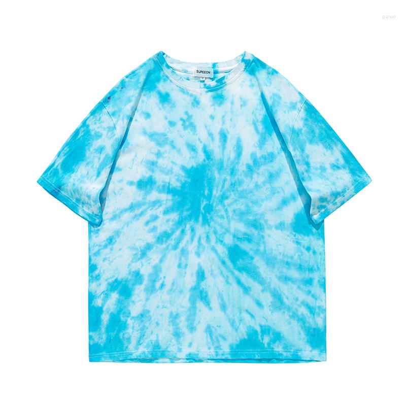 Men's T Shirts Tie-Dye Blue Mens Designer Clothes Hip Hop Short Sleeve T-Shirts Summer High Quality Cotton Oversized Loose Streetwear, Picture shown
Men's T Shirts Tie-Dye Blue Mens Designer Clothes Hip Hop Short Sleeve T-Shirts Summer High Quality Cotton Oversized Loose Streetwear, Picture shown