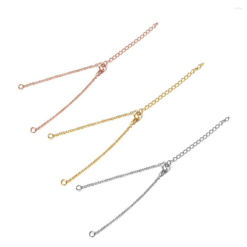 Link Bracelets 10 Pcs Stainless Steel Bracelet Accessories DIYBracelet