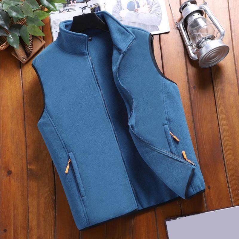 Men's Vests Autumn Casual Solid Color Stand Collar Fleece Vest Jackets For Men Fishing Hiking Warm Sleeveless Coats Male Chaquetas, Black
Men's Vests Autumn Casual Solid Color Stand Collar Fleece Vest Jackets For Men Fishing Hiking Warm Sleeveless Coats Male Chaquetas, Black