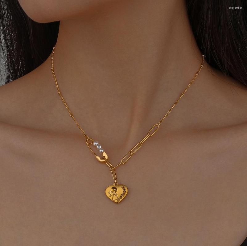 Choker JIOROMY Unique Paper Clip Safety Pin Pendent Necklace For Women Tiny Heart Letters Punk Style Necklaces Charm Jewelry
Choker JIOROMY Unique Paper Clip Safety Pin Pendent Necklace For Women Tiny Heart Letters Punk Style Necklaces Charm Jewelry