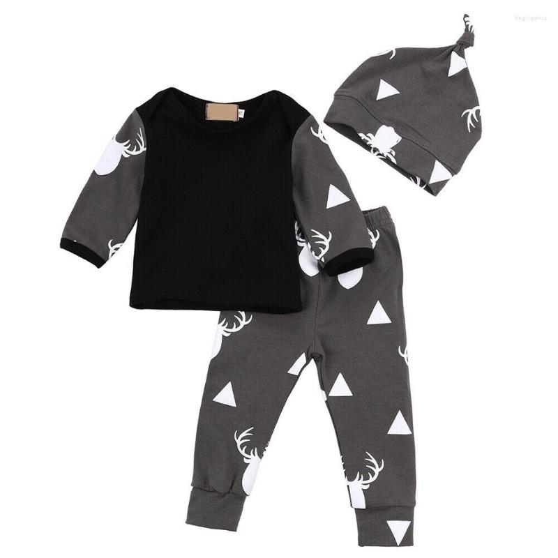 Clothing Sets UK Born Baby Girl Boy Deer Tops T-shirt Pants Hat Outfits Set Clothes 0-2T, Picture shown
Clothing Sets UK Born Baby Girl Boy Deer Tops T-shirt Pants Hat Outfits Set Clothes 0-2T, Picture shown