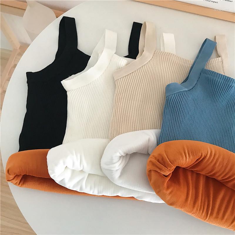 Women's Tanks Autumn Winter Thick Velvet Camis Top Women Soft Knitting Tank Crop Tops Girls Knitted Camisole Solid Sweater, Black
Women's Tanks Autumn Winter Thick Velvet Camis Top Women Soft Knitting Tank Crop Tops Girls Knitted Camisole Solid Sweater, Black