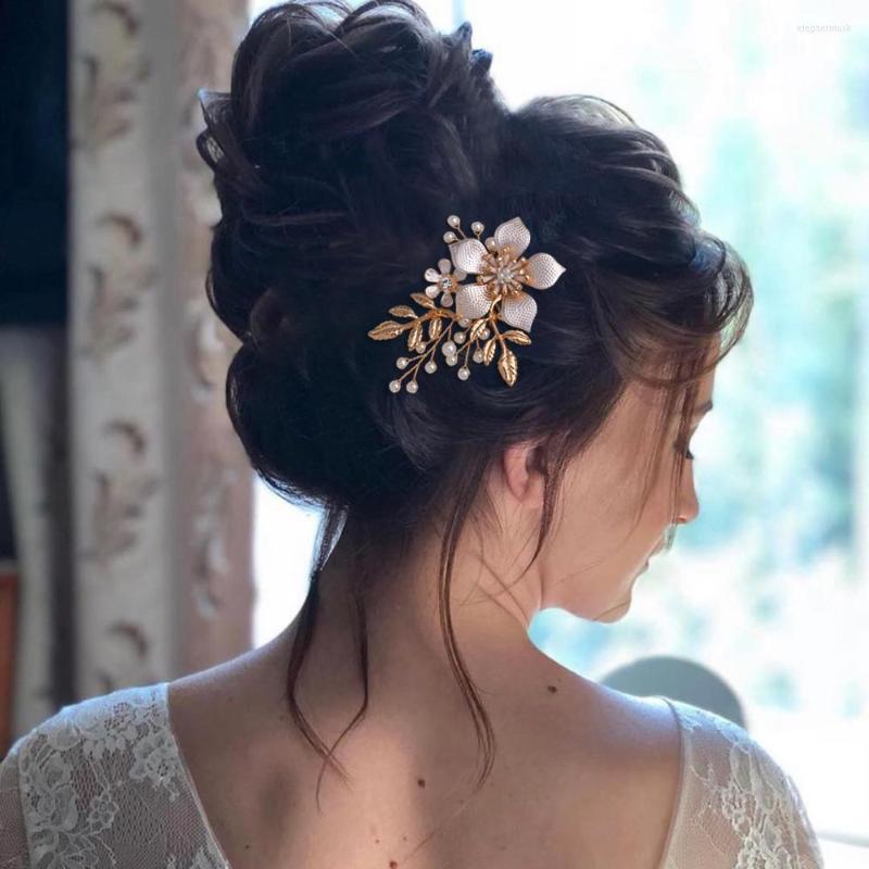 Headpieces ZMHP359 Fashion Bride Hair Clips Alloy Flower Pearl Wedding Bachelorette Party Woman Headdress Girlfriend Gift Bridesmaid Comb
Headpieces ZMHP359 Fashion Bride Hair Clips Alloy Flower Pearl Wedding Bachelorette Party Woman Headdress Girlfriend Gift Bridesmaid Comb
