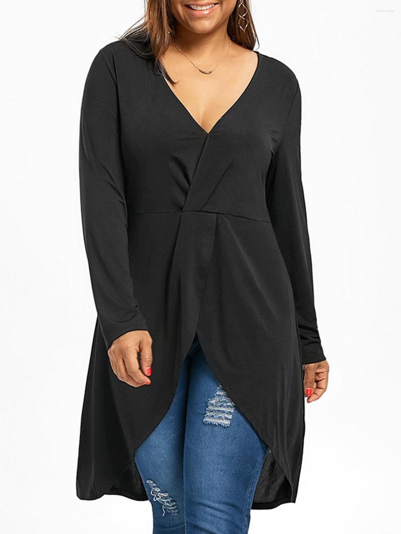 Women's T Shirts Plus Size Women 2022 Tunic Top Long Sleeve T-Shirt Female Casual Loose Tops V Neck Solid Color Gothic, Black
Women's T Shirts Plus Size Women 2022 Tunic Top Long Sleeve T-Shirt Female Casual Loose Tops V Neck Solid Color Gothic, Black