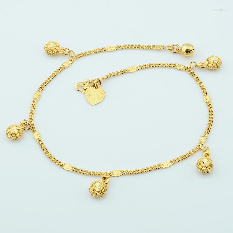 Anklets 1pcs Arrive Women Girls Yellow Gold Color Round Flowers Curb Chains Foot Chain Jewelry
Anklets 1pcs Arrive Women Girls Yellow Gold Color Round Flowers Curb Chains Foot Chain Jewelry