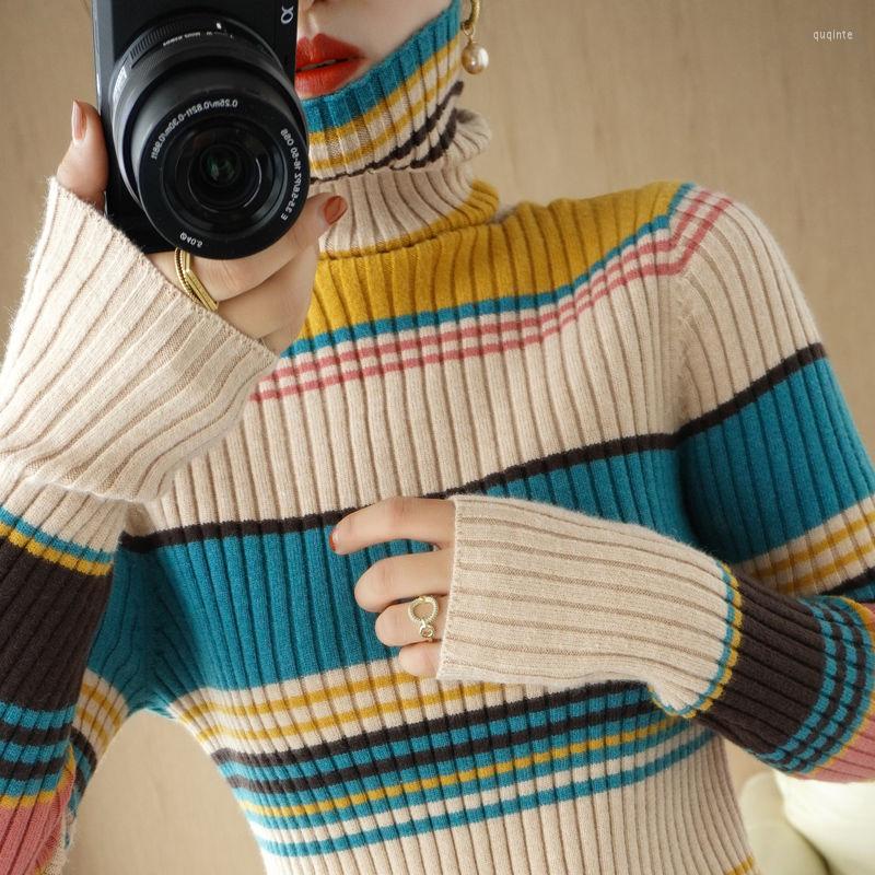 Women' Sweaters Turtleneck Pullover 2022 Autumn Winter Sweater Women Striped Casual Warm Long-sleeve Silm Women' W136, Kaifeise
Women' Sweaters Turtleneck Pullover 2022 Autumn Winter Sweater Women Striped Casual Warm Long-sleeve Silm Women' W136, Kaifeise