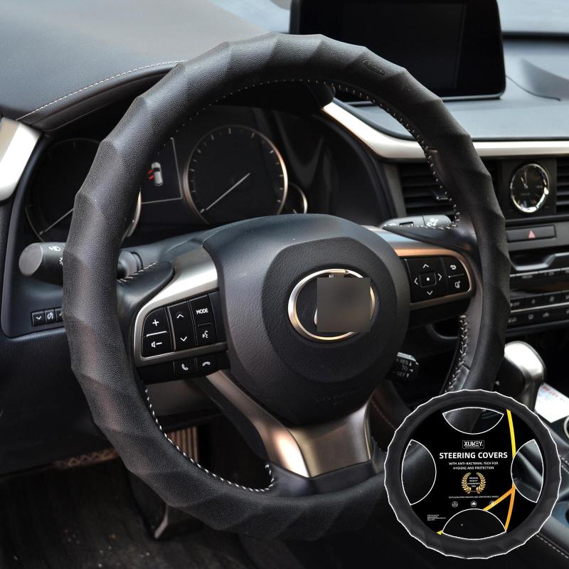 Steering Wheel Covers Silicone Cover Leather Car Accessories Skidproof For 36-38CM Universal Protector Lada Clio 2 3
Steering Wheel Covers Silicone Cover Leather Car Accessories Skidproof For 36-38CM Universal Protector Lada Clio 2 3