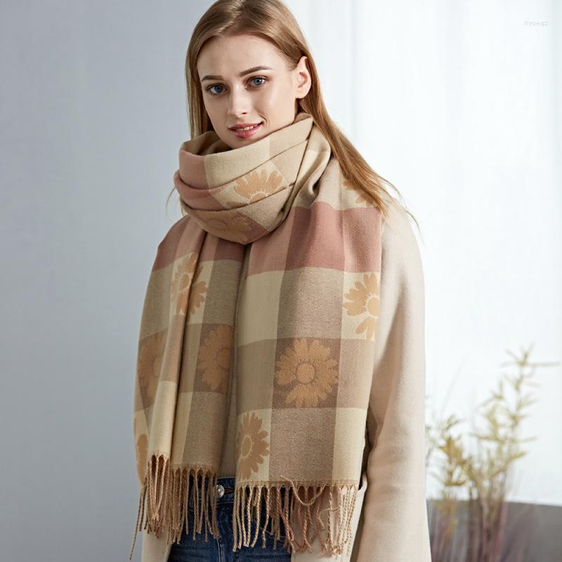 Berets Color Block Printed Thick Cashmere Scarf For Women Large Winter Warm Shawl Wraps Bufanda Female With Tassel Scarves, Black
Berets Color Block Printed Thick Cashmere Scarf For Women Large Winter Warm Shawl Wraps Bufanda Female With Tassel Scarves, Black