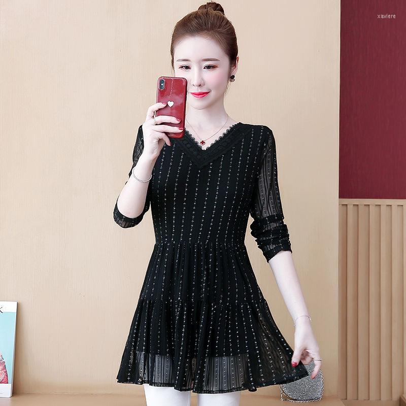 Women's T Shirts Spring Autumn Dress Women Blouse Loose Casual Tops Tunic 2022 Fashion Blouses Long Sleeve Chiffon Print V-Neck K536, Lanse
Women's T Shirts Spring Autumn Dress Women Blouse Loose Casual Tops Tunic 2022 Fashion Blouses Long Sleeve Chiffon Print V-Neck K536, Lanse