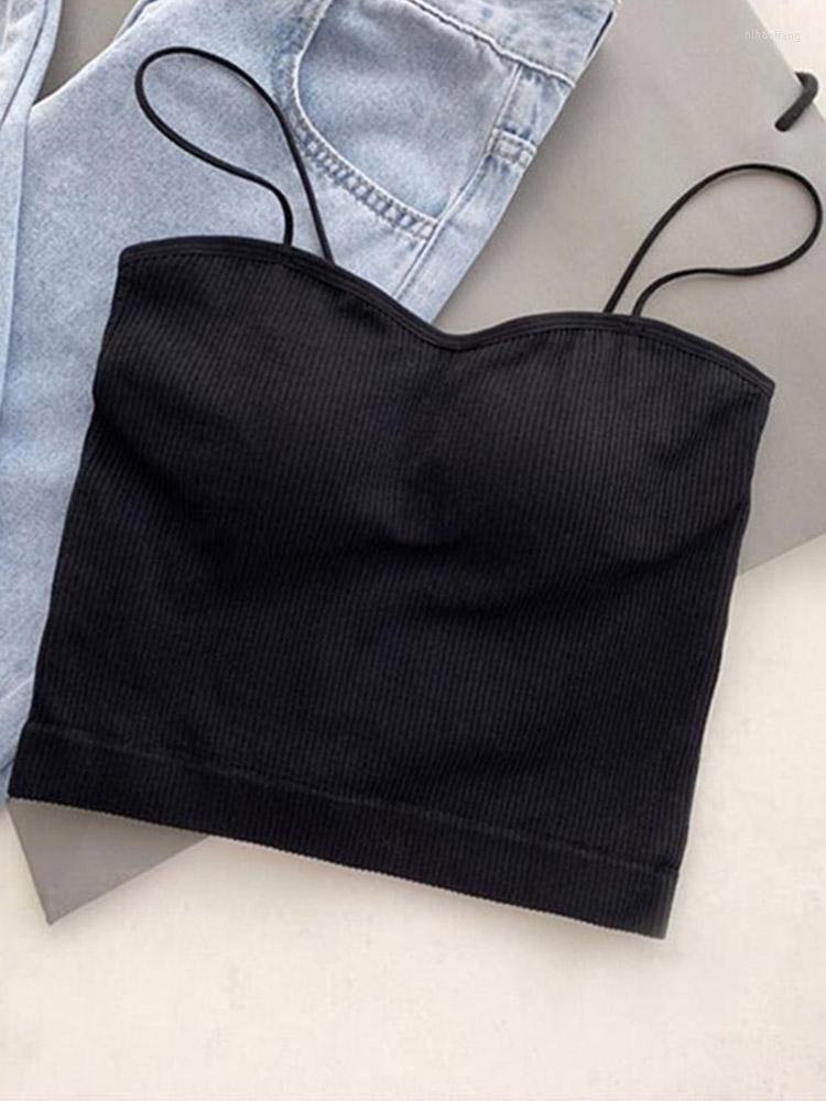 Women's Tanks Tops Women 2022 Cotton Basic Crop Strapy Padded Bra Female Camis Slim Tank Knitted, Black
Women's Tanks Tops Women 2022 Cotton Basic Crop Strapy Padded Bra Female Camis Slim Tank Knitted, Black
