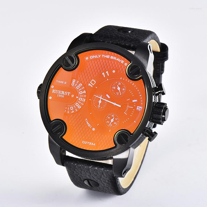 Wristwatches Two Time Zone Couple Wristwatch Stainless Steel Band Big Dial Round Watch Waterproof Cowskin Fashion Wrist
Wristwatches Two Time Zone Couple Wristwatch Stainless Steel Band Big Dial Round Watch Waterproof Cowskin Fashion Wrist