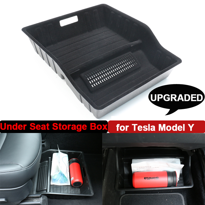 Upgraded Under Seat Storage Box For Tesla Model Y 2022 Conjoined Organizer Container Case with Air Outlet Cover Car ModelY Interior Accessories
Upgraded Under Seat Storage Box For Tesla Model Y 2022 Conjoined Organizer Container Case with Air Outlet Cover Car ModelY Interior Accessories