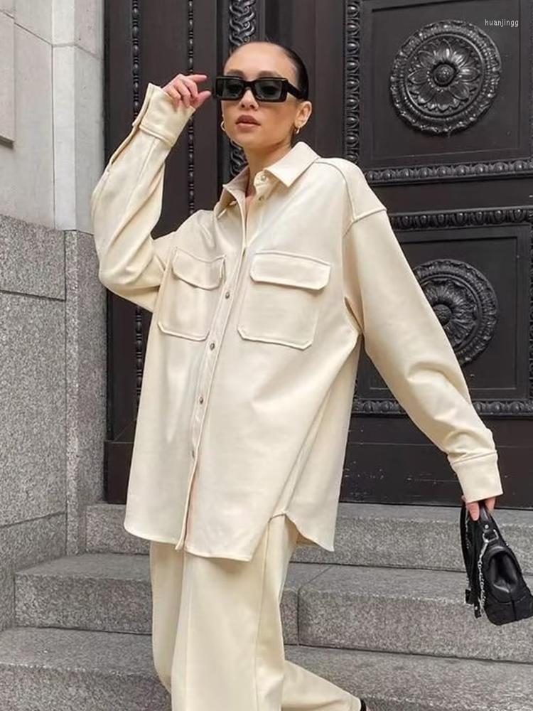 Women' Jackets PUWD Women Pink Pocket Lapel Loose Jacket Fall/Winter 2022 Casual Ladies Coat Vintage High Street Solid Female Fashion, Beige
Women' Jackets PUWD Women Pink Pocket Lapel Loose Jacket Fall/Winter 2022 Casual Ladies Coat Vintage High Street Solid Female Fashion, Beige