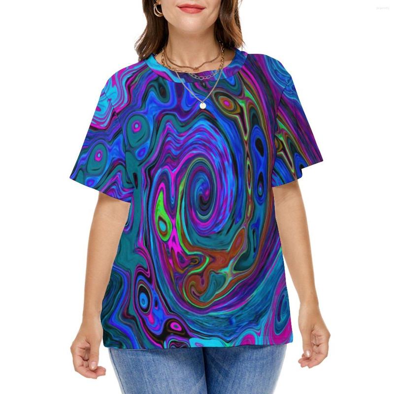 Shirt Groovy Hippy Print T Blue And Purple Liquid Kawaii Shirts Short Sleeve Trendy Tops Female Classic Tees Plus Size 7XL 8XL, Style-14
Shirt Groovy Hippy Print T Blue And Purple Liquid Kawaii Shirts Short Sleeve Trendy Tops Female Classic Tees Plus Size 7XL 8XL, Style-14