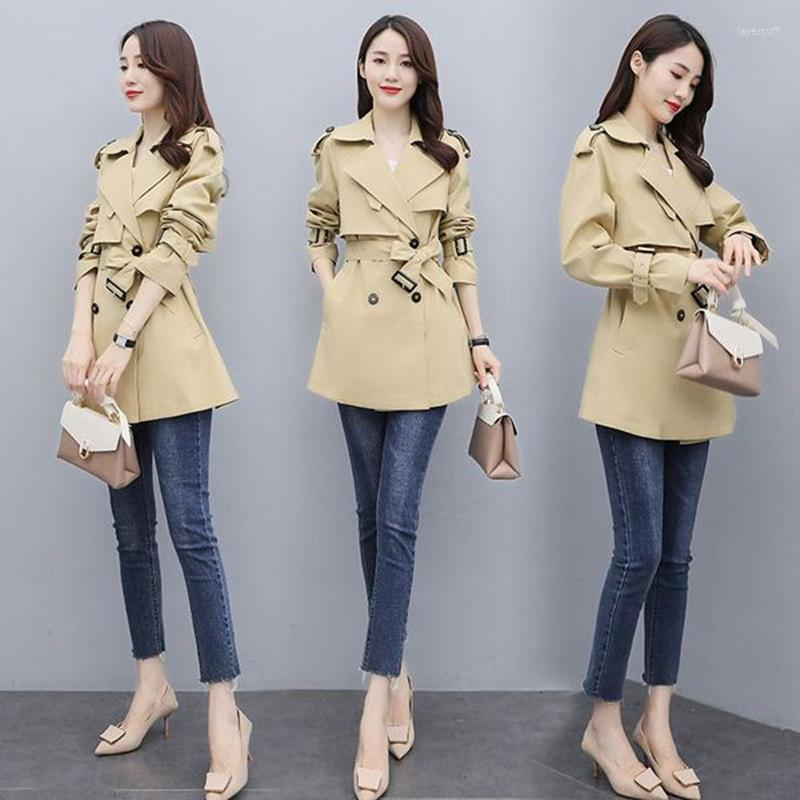 Women's Trench Coats Womens Autumn Jackets And Spring Short Coat Korean Style Casual Lapel British Cropped Chaqueta Muje, Black
Women's Trench Coats Womens Autumn Jackets And Spring Short Coat Korean Style Casual Lapel British Cropped Chaqueta Muje, Black