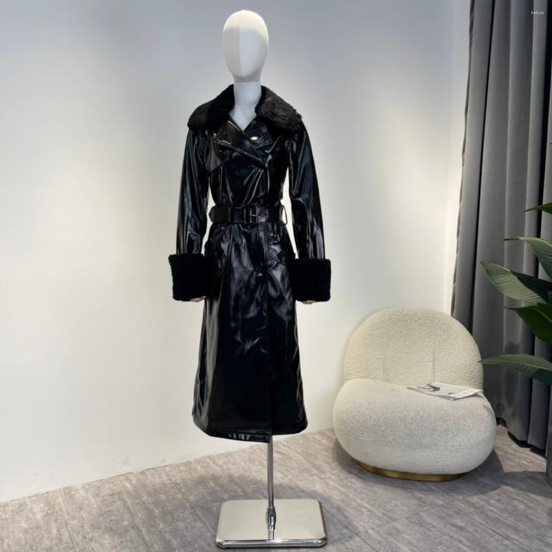 Women's Leather Black Faux Jacket Long Women 2022 Autumn Winter Sleeve High Quality Windbreakers
Women's Leather Black Faux Jacket Long Women 2022 Autumn Winter Sleeve High Quality Windbreakers