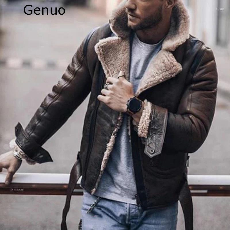 Men' Jackets Winter Thick Leather Fashion Casual Warm Fur Collar Male Motorcycle Turndown Coats Windproof, Black
Men' Jackets Winter Thick Leather Fashion Casual Warm Fur Collar Male Motorcycle Turndown Coats Windproof, Black