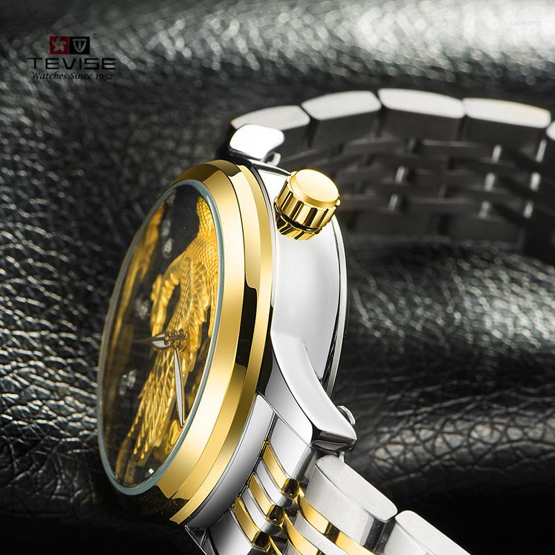 Wristwatches Waterproof Eagle Watch Automatic Mechanical Men's Golden Fashion Dragon And Phoenix Couple, 9016
Wristwatches Waterproof Eagle Watch Automatic Mechanical Men's Golden Fashion Dragon And Phoenix Couple, 9016