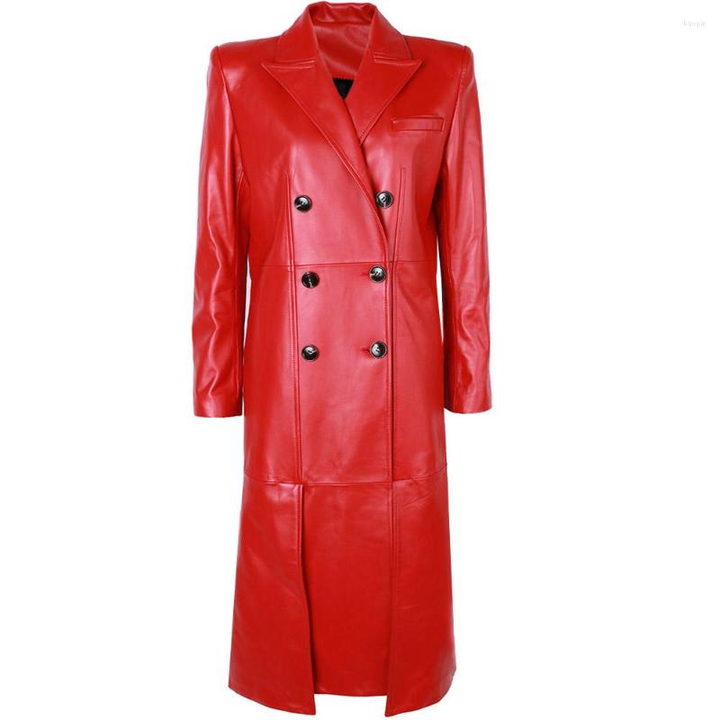 Women' Leather YOLOAgain Autumn Long Red Real Trench Coat For Women Sleeve Double Breasted Fashion 2022, More colors
Women' Leather YOLOAgain Autumn Long Red Real Trench Coat For Women Sleeve Double Breasted Fashion 2022, More colors