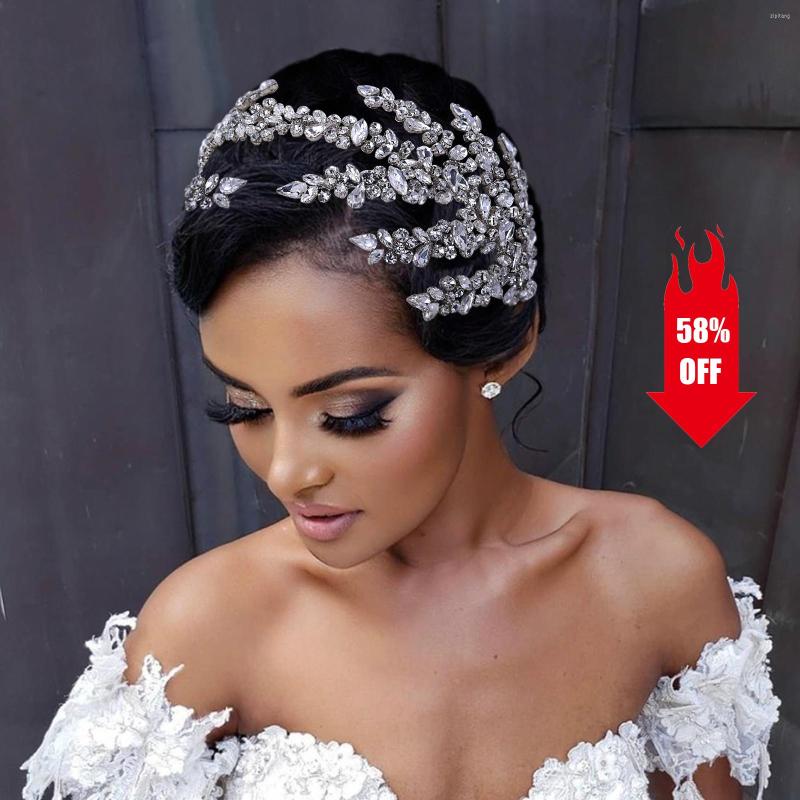Hair Clips Facinator Bridal Band Bride Crown Wedding Accessories Rhinestone Headband Luxury Princess Women Head Jewelry
Hair Clips Facinator Bridal Band Bride Crown Wedding Accessories Rhinestone Headband Luxury Princess Women Head Jewelry