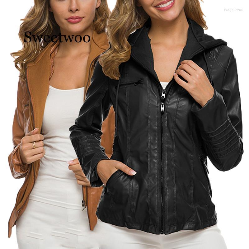 Women's Leather Winter Women Coat Long Sleeve Zipper Slim Female Jacket Ladies Cool Fur Coats 2022, Black
Women's Leather Winter Women Coat Long Sleeve Zipper Slim Female Jacket Ladies Cool Fur Coats 2022, Black