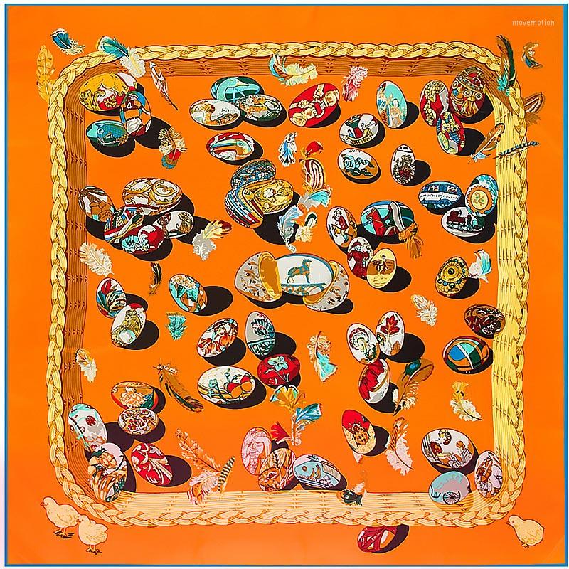 Scarves 130 130cm Twill Silk Square Scarf Women Egg Print Bandana Hijab Female Designer Luxury High Quality Super Large
Scarves 130 130cm Twill Silk Square Scarf Women Egg Print Bandana Hijab Female Designer Luxury High Quality Super Large