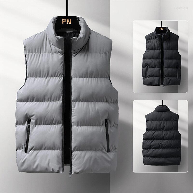 Men's Vests 2022 Men' Sleeveless Vest Jackets Winter Fashion Male Cotton-Padded Coats Men Stand Collar Warm Waistcoats Clothing, Black
Men's Vests 2022 Men' Sleeveless Vest Jackets Winter Fashion Male Cotton-Padded Coats Men Stand Collar Warm Waistcoats Clothing, Black