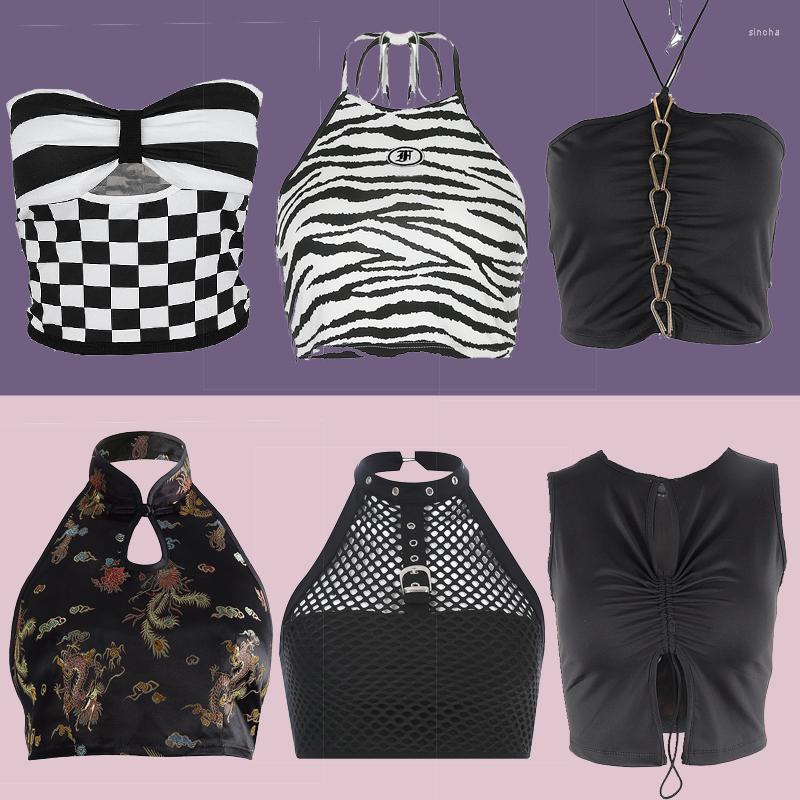 Women' Tanks Black Crop Tank Top Y2K E-girl Cute Summer Sexy Sleeveless Halter Vest Backless Sling Cami Womens Basic Tops Ladies Streetwear, Basic tops 5
Women' Tanks Black Crop Tank Top Y2K E-girl Cute Summer Sexy Sleeveless Halter Vest Backless Sling Cami Womens Basic Tops Ladies Streetwear, Basic tops 5