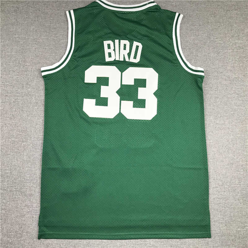 2022-23 Basketball Jayson 0 Tatum Jaylen 7 Brown Larry 33 Bird Jersey Stitched and Embroidery White Green Mens Shirts