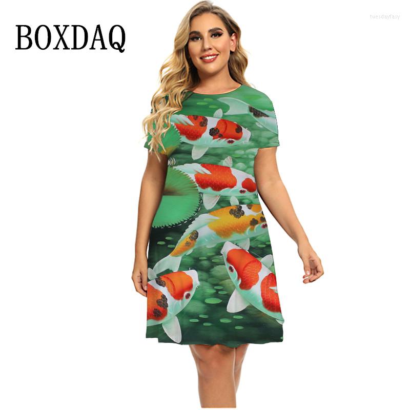 Plus Size Dresses 2023 Summer Women Beach Style 3D Fish Print Dress Fashion Short Sleeve Loose Casual Party Mini 6XL, Ds-501685
Plus Size Dresses 2023 Summer Women Beach Style 3D Fish Print Dress Fashion Short Sleeve Loose Casual Party Mini 6XL, Ds-501685