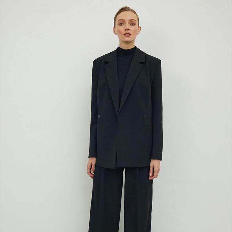 Women's Two Piece Pants Pure Black Professional Women's Suit Retro Long Sleeve Jacket High Waist Fashion, Orange
Women's Two Piece Pants Pure Black Professional Women's Suit Retro Long Sleeve Jacket High Waist Fashion, Orange