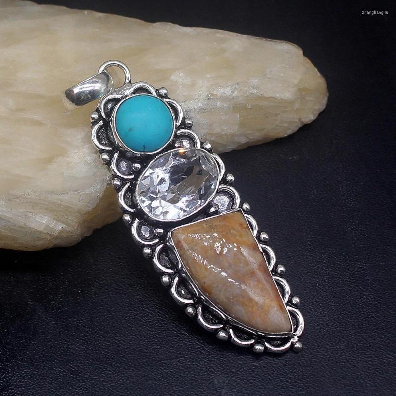 Pendant Necklaces Gemstonefactory Jewelry Big Promotion 925 Silver Charm Jasper Sea Sediment Topaz Women Ladies Gifts Necklace 1016
Pendant Necklaces Gemstonefactory Jewelry Big Promotion 925 Silver Charm Jasper Sea Sediment Topaz Women Ladies Gifts Necklace 1016