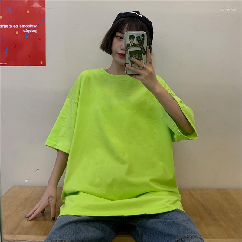 Women's T Shirts 2022 Summer T-shirt Women Candy Boyfriend Style Tops Perfect Basic Tees Render Unlined Upper Garment Pullover, Black
Women's T Shirts 2022 Summer T-shirt Women Candy Boyfriend Style Tops Perfect Basic Tees Render Unlined Upper Garment Pullover, Black