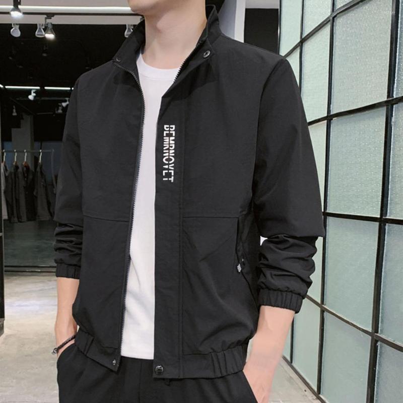 Men's Vests Men Jacket Slim-fitting Elastic Cuff Letter Print Zipper Outerwear, Black
Men's Vests Men Jacket Slim-fitting Elastic Cuff Letter Print Zipper Outerwear, Black