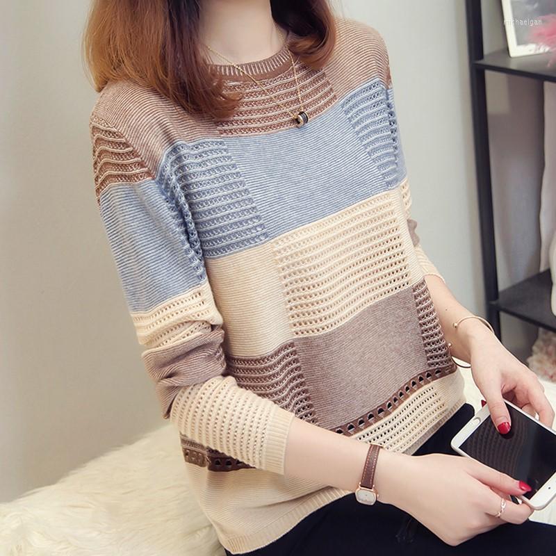 Women' Sweaters Women' Fashion Sweater Striped Patchwork Knit Ladies Tops Pullovers Long Sleeves A19360, Black
Women' Sweaters Women' Fashion Sweater Striped Patchwork Knit Ladies Tops Pullovers Long Sleeves A19360, Black