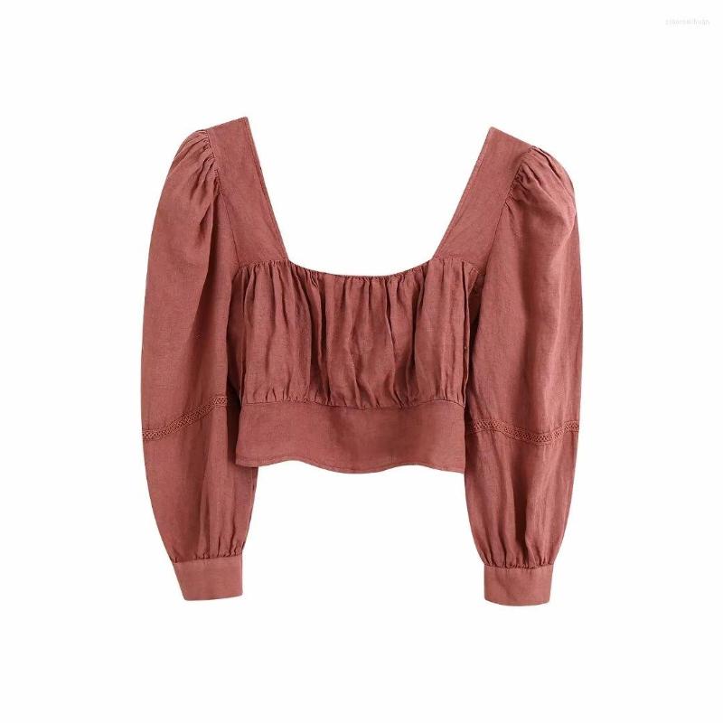 Women's Blouses Women 2022 Fashion Backless Satin Linen Vintage O Neck Long Sleeve Female Shirts Blusas Chic Tops, 01
Women's Blouses Women 2022 Fashion Backless Satin Linen Vintage O Neck Long Sleeve Female Shirts Blusas Chic Tops, 01