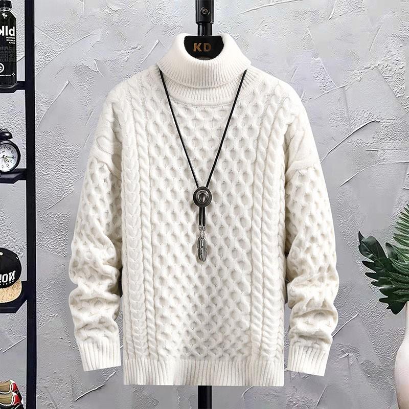 Men's Sweaters Winter Solid Color Oversize Pullover Men Fashion Casual Men's Sweater Tops Homme Trend High Neck, Black
Men's Sweaters Winter Solid Color Oversize Pullover Men Fashion Casual Men's Sweater Tops Homme Trend High Neck, Black