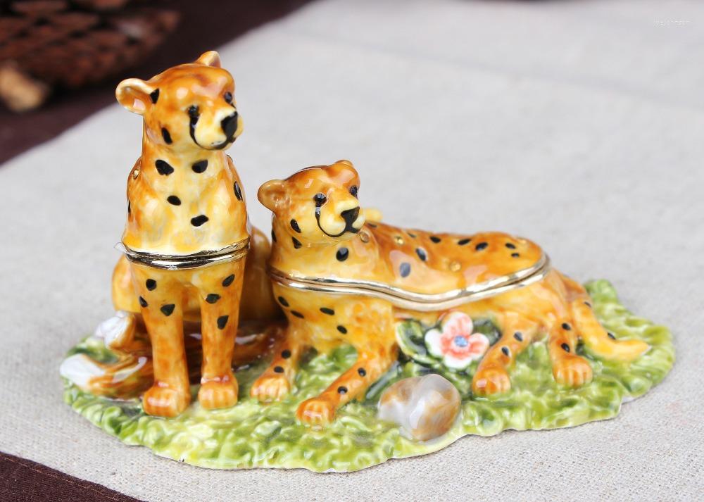 Jewelry Pouches Tiger Animal Collectible Statue Figurine Pewter Crystal Cute Jewely Trinket Box
Jewelry Pouches Tiger Animal Collectible Statue Figurine Pewter Crystal Cute Jewely Trinket Box