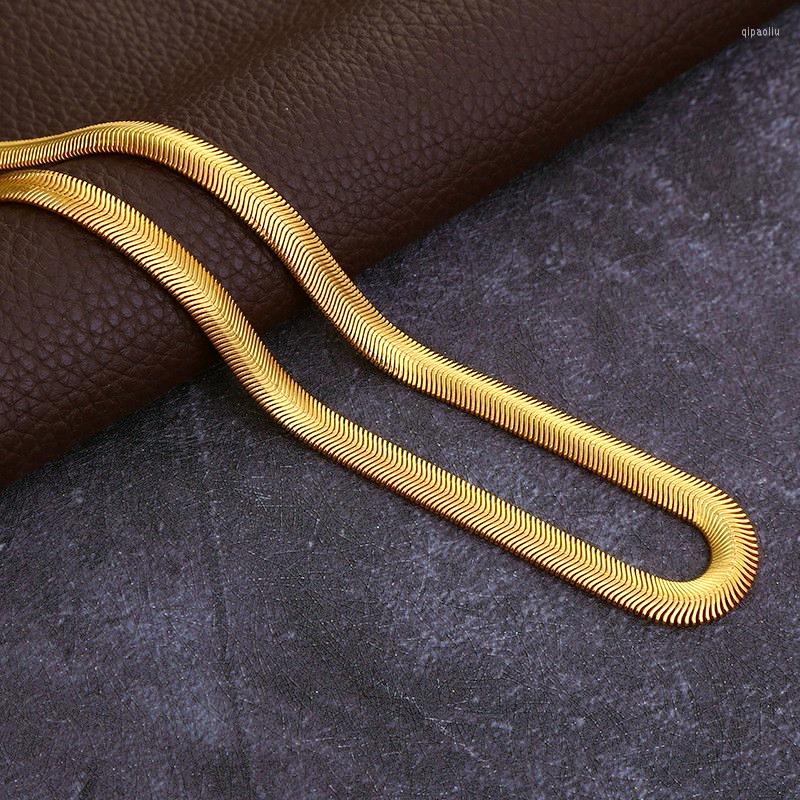Chains 925 Sterling Silver Plated 18K Gold Does Not Fade Fine 6MM Snake Bone Necklace For Men Women Fashion Wedding Accessories Jewelry
Chains 925 Sterling Silver Plated 18K Gold Does Not Fade Fine 6MM Snake Bone Necklace For Men Women Fashion Wedding Accessories Jewelry