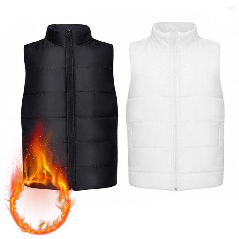 Men's Vests Men Waistcoat Solid Color Sleeveless Winter Vest All-match Stand Collar Loose Coat Windproof For Home, White
Men's Vests Men Waistcoat Solid Color Sleeveless Winter Vest All-match Stand Collar Loose Coat Windproof For Home, White