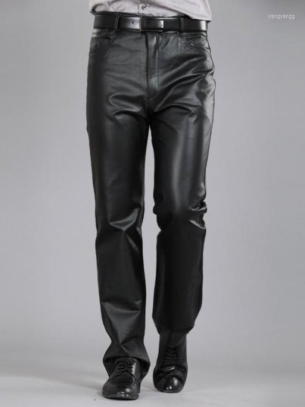 Men's Pants Men Genuine Leather Casual Winter Streetwear Korean Fashion Fleece Lining Trousers Motorcycle Sheepskin Straight Warm Male, Black normal
Men's Pants Men Genuine Leather Casual Winter Streetwear Korean Fashion Fleece Lining Trousers Motorcycle Sheepskin Straight Warm Male, Black normal