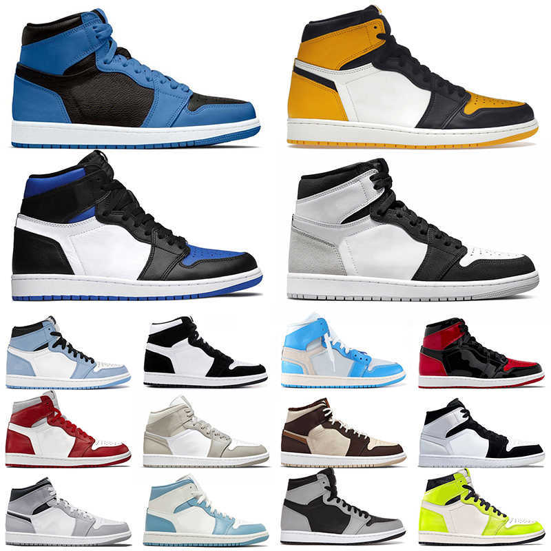 Newest 1 Men Basketballs Shoes Jumpman Chicago Reimagined 1s Stage Haze High OG Yellow Toe Women Sports College Grey Trainers Patent Bred, B44 36-46 offfwhite blue
Newest 1 Men Basketballs Shoes Jumpman Chicago Reimagined 1s Stage Haze High OG Yellow Toe Women Sports College Grey Trainers Patent Bred, B44 36-46 offfwhite blue