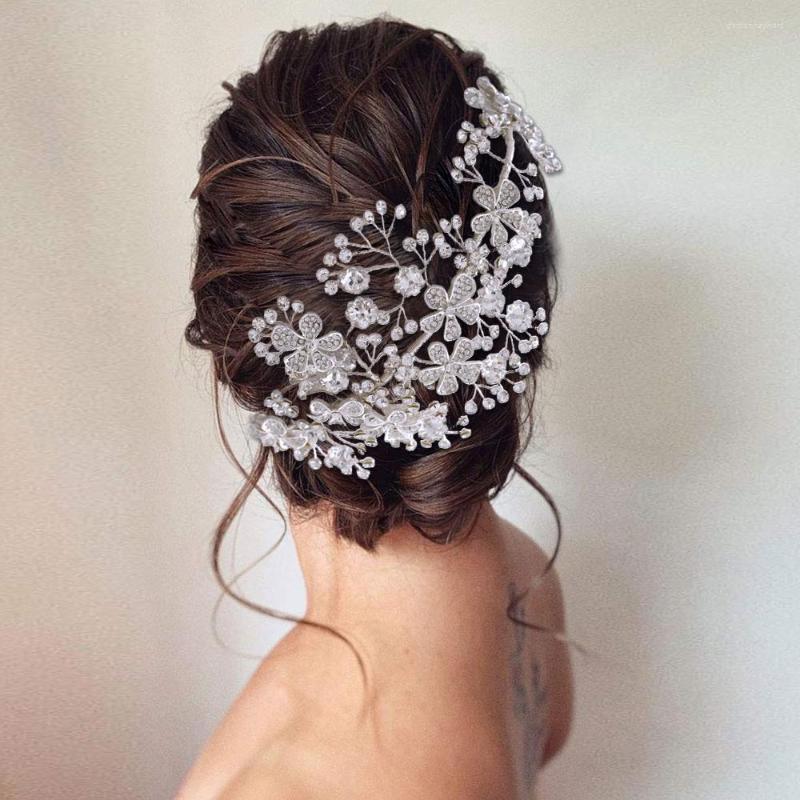 Headpieces ZMHP273 Wedding Hair Accessories Bridal Headwear Elegant Bride Crystal Headbands Silver Rhinestone Decoration Crowns Tiara
Headpieces ZMHP273 Wedding Hair Accessories Bridal Headwear Elegant Bride Crystal Headbands Silver Rhinestone Decoration Crowns Tiara