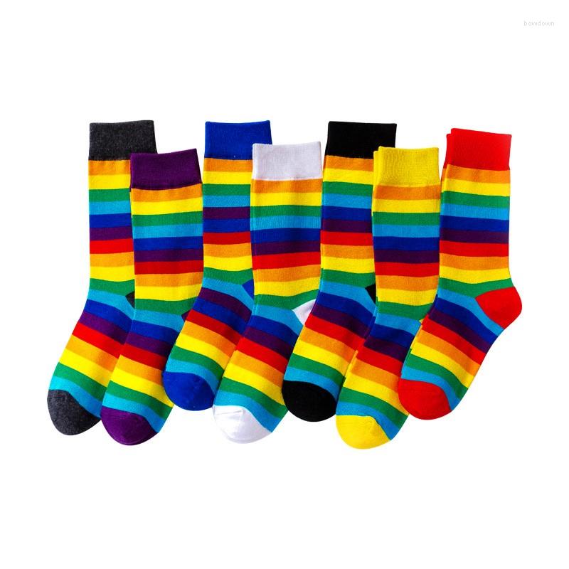 Women Socks 1 Pair Arrival Cotton Elasticity Sweat Long Sock Candy Colors Rainbow Striped Sporty Meias Retro Harajuku Casual, No 3
Women Socks 1 Pair Arrival Cotton Elasticity Sweat Long Sock Candy Colors Rainbow Striped Sporty Meias Retro Harajuku Casual, No 3